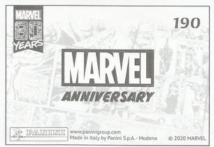 2020 Panini Marvel 80 Years Stickers #190 Captain America & Kelly Back