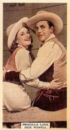 1939 Wix Film Favourites (3rd Series) #14 Priscilla Lane / Dick Powell Front