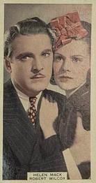 1939 Wix Film Favourites (3rd Series) #91 Helen Mack / Robert Wilcox Front