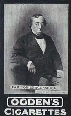 1901 Ogden's General Interest Series A #52 Benjamin Disraeli Front