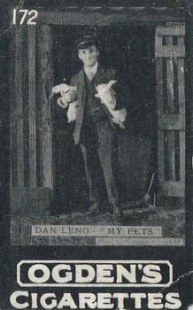 1902 Ogden's General Interest Series D #172 Dan Leno Front