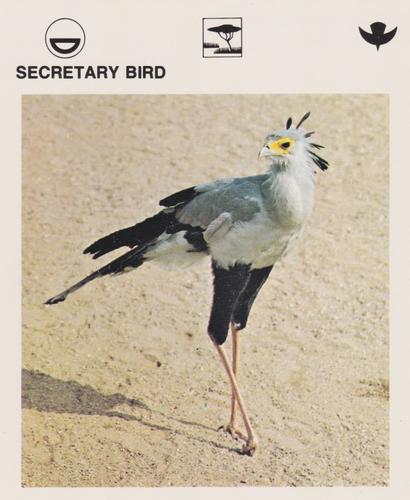 1975-80 Leisure Books Wildlife Treasury #6130-16 Secretary Bird Front