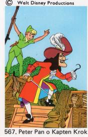 1973-76 Filmisar Numrerade Disneybilder (Numbered Disney Pictures) (Sweden) #567 Peter Pan o Kapten Krok Front