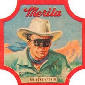 1940 Merita Bread The Lone Ranger Bread End Labels #NNO The Lone Ranger Front