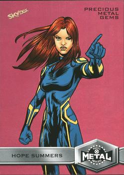 2021 SkyBox Metal Universe Marvel X-Men - Precious Metal Gems Red #134 Hope Summers Front