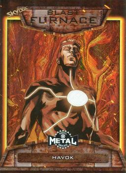2021 SkyBox Metal Universe Marvel X-Men - Blast Furnace #B-9 Havok Front
