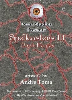 2021 Perna Studios Spellcasters III Dark Forces #12 Andre Toma Back