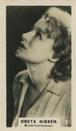 1934 C & T Bridgewater Film Stars (3rd Series) #2 Greta Nissen Front