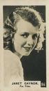 1934 C & T Bridgewater Film Stars (3rd Series) #86 Janet Gaynor Front