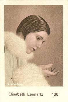 1932 Monopol Filmbilder B #436 Elisabeth Lennartz Front