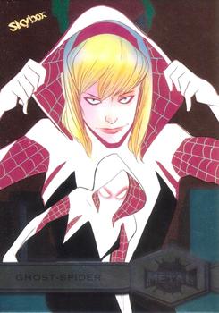 2021 SkyBox Metal Universe Marvel Spider-Man #128 Ghost-Spider Front