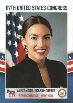 2021 Fascinating Cards 117th United States Congress #371 Alexandria Ocasio-Cortez Front