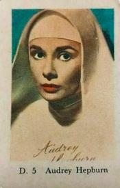 1959 Dutch Gum D (Plain) #D5 Audrey Hepburn Front