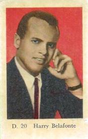 1959 Dutch Gum D (Plain) #D20 Harry Belafonte Front