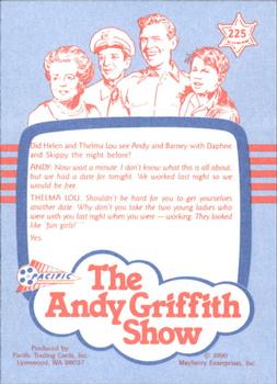 1991 Pacific The Andy Griffith Show Series 3 #225 No Funning Around Back