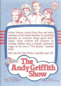 1991 Pacific The Andy Griffith Show Series 3 #326 Pair of Aces Back