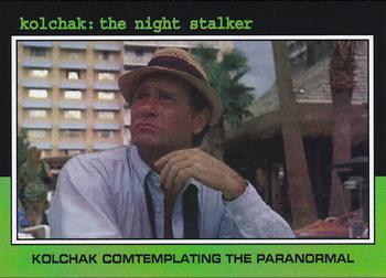 2016 RetroCards Kolchak: The Night Stalker #18 Kolchak Contemplating the Paranormal Front