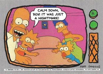 1991 Regina The Simpsons #8 Homer Simpson/Marge Simpson/Bart Simpson/Lisa Simpson/Maggie Simpson Front