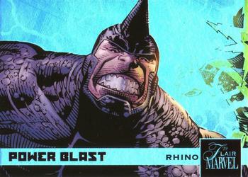 2019 Flair Marvel - Power Blast e-Pack Exclusives #PBE-9 Rhino Front