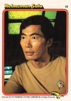1979 Topps Manor Star Trek: The Motion Picture #10 Helmsman Sulu Front