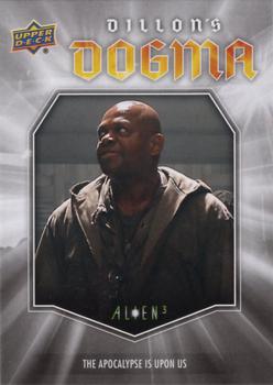 2021 Upper Deck Alien 3 - Dillon's Dogma #DD-7 The Apocalypse is Upon Us Front
