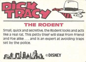 1990 Dandy Dick Tracy #13 The Rodent Back
