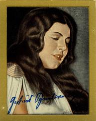 1933 Garbaty Buhnenstars und Ihre Autogramme #22 Gertrud Bindernagel Front