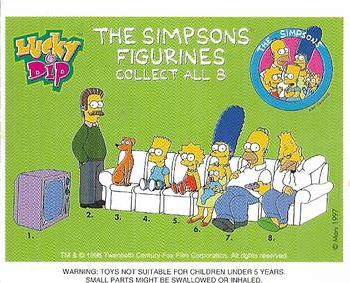 1996 Lucky Dip The Simpsons #12 Ned Flanders Back
