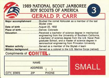 1989 National Scout Jamboree #3 Gerald P. Carr Back