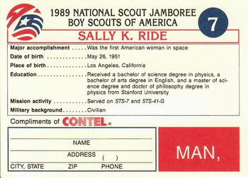 1989 National Scout Jamboree #7 Sally K. Ride Back