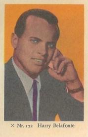 1958 Dutch Gum X Nr. Set #172 Harry Belafonte Front