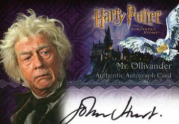2005 ArtBox Harry Potter & the Sorcerer's Stone - Autographs #NNO John Hurt Front