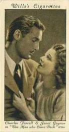 1931 Wills's Cinema Stars 3rd Series #43 Charles Farrell / Janet Gaynor Front