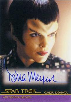 2010 Rittenhouse The Quotable Star Trek Movies - Autographs #A104 Dina Meyer Front