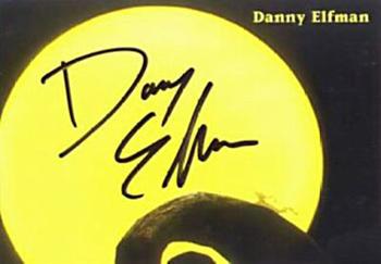 2001 NECA Tim Burton's The Nightmare Before Christmas - Signature Cards #2 Danny Elfman Front