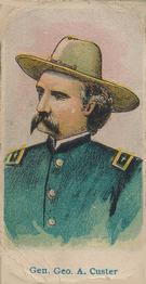 1910 American Caramel Wild West Caramels (E49) #NNO George A. Custer Front