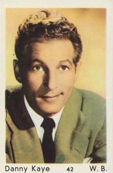 1950-60 Maple Leaf Gum Film Stars Amsterdam #42 Danny Kaye Front