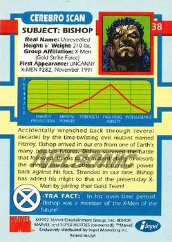 1992 Impel The Uncanny X-Men - Nelsonic #38 Bishop Back
