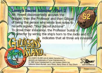1998 Dart Gilligan's Island - Prismatic Dream Sequence #S2 Lovey's Secret Admirer Part 2 Back