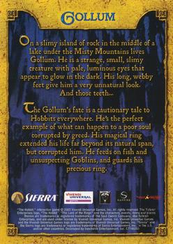 2003 Sierra The Hobbit Promos #NNO Gollum Back