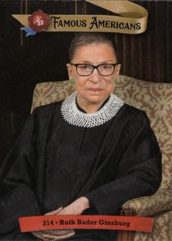 2021 Historic Autographs Famous Americans - Radiant Historic #314 Ruth Bader Ginsburg Front