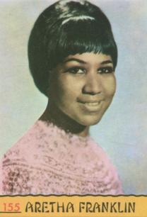 1968 Panini Cantanti #155 Aretha Franklin Front