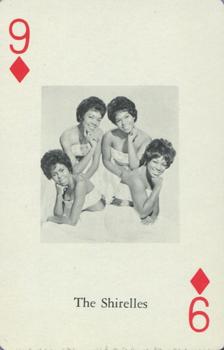 1966 Heather Pop Music Playing Cards #9♦️ The Shirelles Front