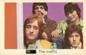1968 Pop-Nytt TV Pussel (Dutch Gum Pop-New TV Puzzle Number in Black Square Box Swedish) #19 Traffic Front