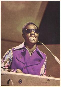1973 Panini Top Sellers Picture Pop #44 Stevie Wonder Front