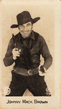 1932 C & T Bridgewater Film Stars (1st Series) #73 Johnny Mack Brown Front