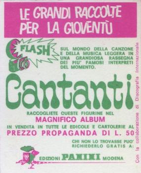 1969 Panini Cantanti #38 Cher Back