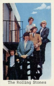 1966 TV66 Popbilder (Dutch Gum Unnumbered) #NNO The Rolling Stones Front