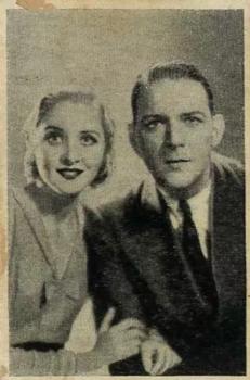 1932 Australian Licorice Film Stars Grey 2nd Series #NNO Marian Marsh / William Gargan Front