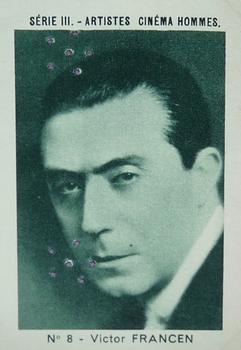 1934 Joseph Milliat Artistes Cinema Hommes Serie III #8 Victor Francen Front